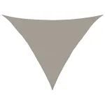 Pânză parasolar gri 2,5x2,5x3,5m HDPE 160 g/m² triunghiular GartenMobel Dekor