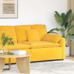 Modul modular de capăt pentru cotieră canapea cu perne 100 cm GartenMobel Dekor