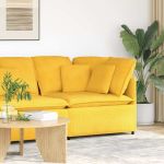 Modul modular de colț pentru canapea cu perne 100 cm GartenMobel Dekor