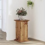 Suport de plante, lemn vechi, 33x33x60 cm, lemn prelucrat GartenMobel Dekor