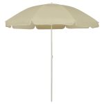 Umbrelă de soare de plajă, galben nisipiu, 240 cm GartenMobel Dekor