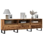 Comodă TV, lemn vechi, 150x30x44,5 cm, lemn prelucrat GartenMobel Dekor