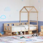 Pat de zi cu acoperiș, 80x200 cm, lemn masiv de pin GartenMobel Dekor