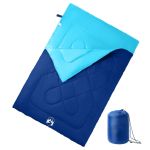 Sac de dormit dublu cu perne de camping, adulți, 3-4 anotimpuri GartenMobel Dekor