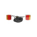 Set lampi LED magnetice pentru remorca, fisa 7 pini, cablu intre stopuri de 2,5m, cablu fisa 7.5m 12V Cod: BK69079 Automotive TrustedCars