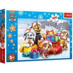 PUZZLE TREFL 100 PIESE PATRULA CATELUSILOR CRACIUNUL ALATURI DE PATRULA SuperHeroes ToysZone