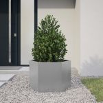 Jardinieră de grădină 69x60x45 cm oțel galvanizat hexagonal GartenMobel Dekor