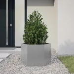 Jardinieră de grădină 69x60x45 cm oțel galvanizat hexagonal GartenMobel Dekor