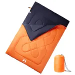 Sac de dormit dublu cu perne de camping, adulți, 3-4 anotimpuri GartenMobel Dekor