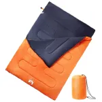 Sac de dormit dublu cu perne de camping, adulți, 3-4 anotimpuri GartenMobel Dekor
