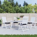 Perne de scaun, 4 buc., antracit, 40x40x7 cm, textil oxford GartenMobel Dekor