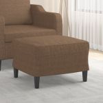 Taburet, maro, 60x50x41 cm, material textil GartenMobel Dekor