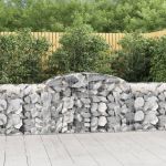 Coșuri gabion arcuite 20 buc, 300x50x80/100 cm, fier galvanizat GartenMobel Dekor