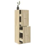 Dulap de farmacie, stejar sonoma, 40x41x144,5 cm lemn prelucrat GartenMobel Dekor