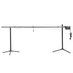 Grill automat cu motor din oțel inoxidabil, 207x45x81 cm   GartenMobel Dekor
