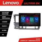 Navigatie Honda Civic Sedan N-044 ecran 13" 2K 8+128 Android Waze USB Navigatie 4G 360 Toslink Youtube Radio KI CarStore Technology