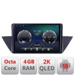Navigatie BMW X1 E84 C-219 Android Octa Core Ecran 2K QLED GPS 4G 4+32GB 360 KIT-219+EDT-E410-2K CarStore Technology