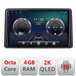Navigatie Dacia Duster 2018- C-199 Android Octa Core Ecran 2K QLED GPS 4G 4+32GB 360 KIT-199+EDT-E410-2K CarStore Technology