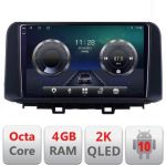 Navigatie HHyundai Kona C-1058 Android Octa Core Ecran 2K QLED GPS 4G 4+32GB 360 KIT-1058+EDT-E410-2K CarStore Technology