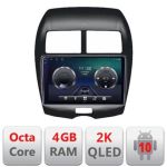 Navigatie MITSUBISHI ASX 2013-2017 C-026 Android Octa Core Ecran 2K QLED GPS 4G 4+32GB 360 KIT-026+EDT-E410-2K CarStore Technology