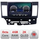 Navigatie MITSUBISHI LANCER Android Octa Core Ecran 2K QLED GPS 4G 4+32GB 360 KIT-037+EDT-E410-2K CarStore Technology
