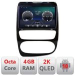 Navigatie Renault Clio 4 V2 C-468 Android Octa Core Ecran 2K QLED GPS 4G 4+32GB 360 KIT-468+EDT-E410-2K CarStore Technology