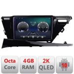 Navigatie Toyota Camry 2017-2021 V1 Android Octa Core Ecran 2K QLED GPS 4G 4+32GB 360 kit-camry-2018+EDT-E410-2K CarStore Technology