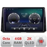 Navigatie Toyota Corolla 2019- C-388-levin Android Octa Core Ecran 2K QLED GPS 4G 4+32GB 360 kit-388-levin+EDT-E410-2K CarStore Technology