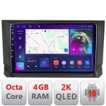 Navigatie Seat Ibiza 2017- C-IBZ Android Octa Core Ecran 2K QLED GPS 4G 4+32GB 360 KIT-IBZ+EDT-E409-2K CarStore Technology
