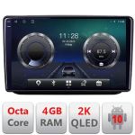 Navigatie Skoda Fabia 2 2009-2014 Android Octa Core Ecran 2K QLED GPS 4G 4+32GB 360 KIT-fabia2+EDT-E410-2K CarStore Technology