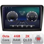 Navigatie Skoda Superb 2 C-SUPERB2 Android Octa Core Ecran 2K QLED GPS 4G 4+32GB 360 KIT-SUPERB2+EDT-E410-2K CarStore Technology