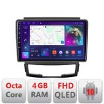 Navigatie Ssangyong Korando 2011-2013 B-159 Android Ecran QLED octa core 4+64 carplay android auto KIT-159+EDT-E309V3 CarStore Technology