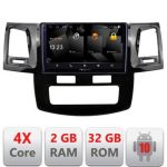 Navigatie Toyota Hilux 2008-2014 5230-143 Android Ecran 720P Quad Core 2+32 carplay android auto CarStore Technology