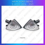 Lumini Ambientale difuzoare stalpi fata Mercedes Clasa S W222 control pe sistemul original sau telefon CarStore Technology