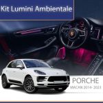 Lumini ambientale Porsche Macan 2014-2018 set complet control telefon sau sistem original CarStore Technology