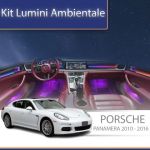 Lumini ambientale Porsche Panamera 2010-2016 set complet cu trimuri control telefon sau sistem original CarStore Technology