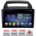 Navigatie Kia Carnival 2006-2014 Android radio gps internet Octa Core 8+128 LTE KIT-carnival2006+EDT-E609 CarStore Technology