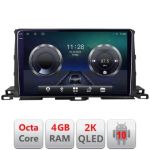 Navigatie Toyota Highlander 2013-2018 Android ecran Qled 2K Octa core 4+32 KIT-highlander13+EDT-E410-2K CarStore Technology