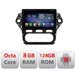 Navigatie Ford Mondeo 2010-2014 F-mondeo-clima Octa Core cu Android Radio Bluetooth Internet GPS WIFI DSP 8+128GB 4G CarStore Technology
