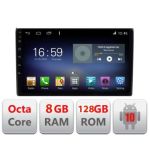 Navigatie Audi A4 B6 F-050 Octa Core cu Android Radio Bluetooth Internet GPS WIFI DSP 8+128GB 4G v1 CarStore Technology