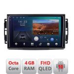 Navigatie Chrysler Jeep B-202 Android Ecran QLED octa core 4+64 carplay android auto KIT-202+EDT-E310V3 v3 CarStore Technology