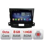 Navigatie MITSUBISHI Outlander 2010 F-056 Octa Core cu Android Radio Bluetooth Internet GPS WIFI DSP 8+128GB 4G v2 CarStore Technology