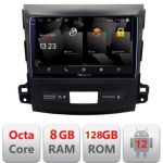 Navigatie Mitsubishi Outlander 2010 5960Pro-056 Android Octa Core Qualcomm 2K Qled 8+128 DTS DSP 360 4G Optical v2 CarStore Technology