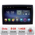 Navigatie Fiat ducato 2006- F-ducato Octa Core cu Android Radio Bluetooth Internet GPS WIFI DSP 8+128GB 4G v2 CarStore Technology