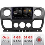 Navigatie Opel Movano, Renault Master 2010-2021 Android Octa Core 720p 4+64 DSP 360 camera carplay android auto v1 CarStore Technology