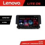 Navigatie Honda Civic 2016-2020 8 core 6+128 GB Android Waze USB Navigatie Internet Youtube Radio Lenovo CarStore Technology