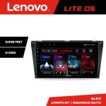Navigatie Mazda 3 2009-2014 Lenovo Kit-034 8 core 6+128 GB Android Waze USB Navigatie Internet Youtube Radio CarStore Technology