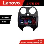 Navigatie Nissan Micra 2010-2014 Android radio gps internet 8 core 6+128 Lenovo CarStore Technology