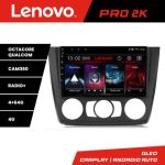 Navigatie BMW Seria 1 E87 2007-2011 clima manuala Lenovo Kit-bmw117-manual 8 core QLED 2K 4+64 360 Android Waze USB Navigatie Internet Youtub CarStore Technology