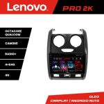 Navigatie Dacia Duster 2012-2019 Lenovo Kit-157 8 core QLED 2K 4+64 360 Android Waze USB Navigatie Internet Youtube Radio CarStore Technology